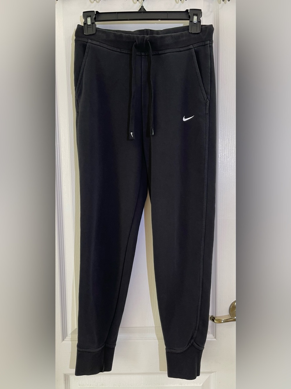 Nike Dri-Fit Black Swoosh Joggers